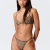 Pack de 2 tangas de encaje transparente – Gris empolvado Pack de 2 tangas de encaje transparente – Gris empolvado