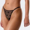Pack de 2 tangas de encaje transparente – Negro Pack de 2 tangas de encaje transparente – Negro