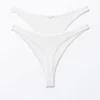Pack de 2 tangas de talle bajo Pearl – Blanco Pack de 2 tangas de talle bajo Pearl – Blanco