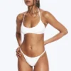 Pack de 2 tangas de talle medio con ribete – Blanco Pack de 2 tangas de talle medio con ribete – Blanco