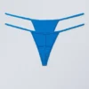 Pack de 2 tangas minimalistas – Azul brillante