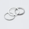 Pack de 3 anillos minimalistas de acero – Plata Pack de 3 anillos minimalistas de acero – Plata
