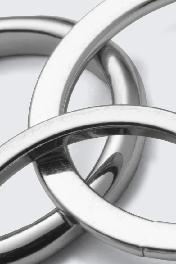 Pack de 3 anillos minimalistas de acero – Plata Pack de 3 anillos minimalistas de acero – Plata