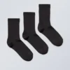 Pack de 3 calcetines brillantes Lova – Negro Pack de 3 calcetines brillantes Lova – Negro
