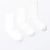 Pack de 3 pares de calcetines acanalados – Blanco Pack de 3 pares de calcetines acanalados – Blanco