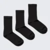 Pack de 3 pares de calcetines deportivos – Negro Pack de 3 pares de calcetines deportivos – Negro