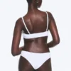 Pack de 3 slips brasileños de algodón Inez – Blanco Pack de 3 slips brasileños de algodón Inez – Blanco