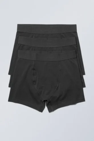 Pack de 3 slips bóxer – Negro
