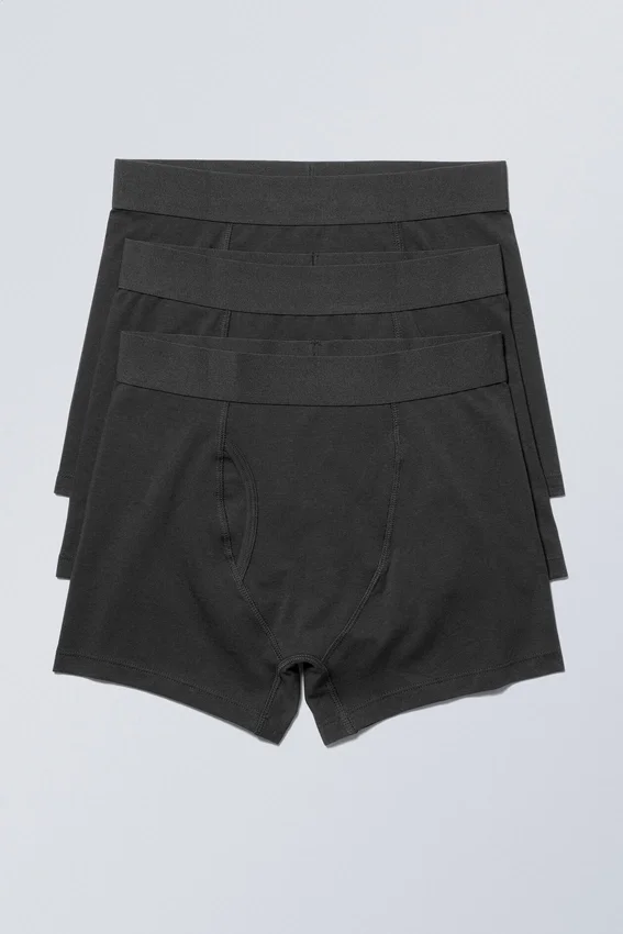 Pack de 3 slips bóxer – Negro Pack de 3 slips bóxer – Negro