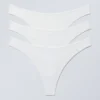Pack de 3 tangas de algodón Jade – Blanco Pack de 3 tangas de algodón Jade – Blanco