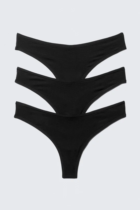 Pack de 3 tangas Soul Micro – Negro Pack de 3 tangas Soul Micro – Negro