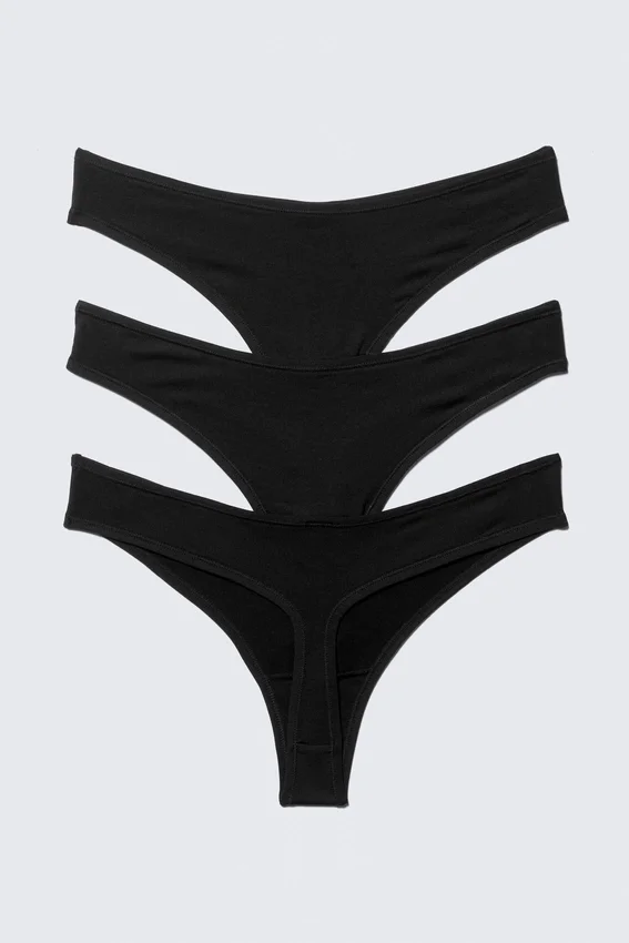 Pack de 3 tangas Soul Micro – Negro Pack de 3 tangas Soul Micro – Negro