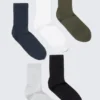 Pack de 5 pares de calcetines deportivos – Azul/Verde/Gris/Negro/Blanco Pack de 5 pares de calcetines deportivos – Azul/Verde/Gris/Negro/Blanco