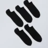 Pack de 5 pares de calcetines tobilleros – Negro