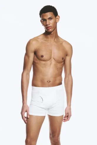 Pack de 5 slips bóxer – Blanco