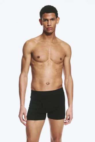 Pack de 5 slips bóxer – Negro