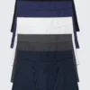 Pack de 5 slips bóxer – Negro/Azul/Blanco/Gris Pack de 5 slips bóxer – Negro/Azul/Blanco/Gris