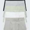 Pack de 5 slips bóxer – Negro/Azul/Verde/Blanco/Gris Pack de 5 slips bóxer – Negro/Azul/Verde/Blanco/Gris