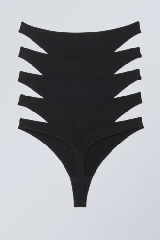 Pack de 5 tangas Soul – Negro