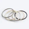 Pack de brazaletes – Negro/Beige/Plata Pack de brazaletes – Negro/Beige/Plata