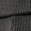 Pantalones acampanados de cintura baja con canalé – Gris oscuro
