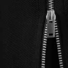Pantalones acampanados de talle medio con cremallera – Negro Pantalones acampanados de talle medio con cremallera – Negro
