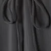 Pantalones anchos con cordón elástico – Gris oscuro Pantalones anchos con cordón elástico – Gris oscuro