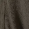 Pantalones anchos de talle bajo con efecto arrugado – Marrón oscuro
