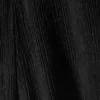 Pantalones anchos de talle bajo con efecto arrugado – Negro