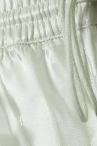 Pantalones anchos transparentes con cordón – Menta claro