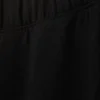 Pantalones bootcut de talle bajo y tejido suave – Negro