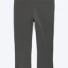 Pantalones capri de talle medio – Gris oscuro Pantalones capri de talle medio – Gris oscuro