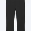 Pantalones capri de talle medio – Negro Pantalones capri de talle medio – Negro