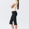 Pantalones capri entallados de talle bajo – Negro Pantalones capri entallados de talle bajo – Negro