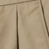 Pantalones chinos de sarga de algodón plisados oversize Otis – Beige Pantalones chinos de sarga de algodón plisados oversize Otis – Beige