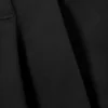 Pantalones chinos holgados de sarga plisada Otis – Negro Pantalones chinos holgados de sarga plisada Otis – Negro