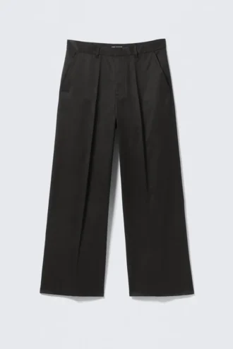 Pantalones chinos oversize Emil – Negro