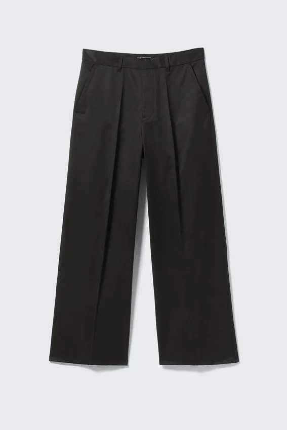 Pantalones chinos oversize Emil – Negro Pantalones chinos oversize Emil – Negro