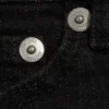 Pantalones cortos ajustados de denim de talle bajo – Negro tinta – Negro Pantalones cortos ajustados de denim de talle bajo – Negro tinta – Negro