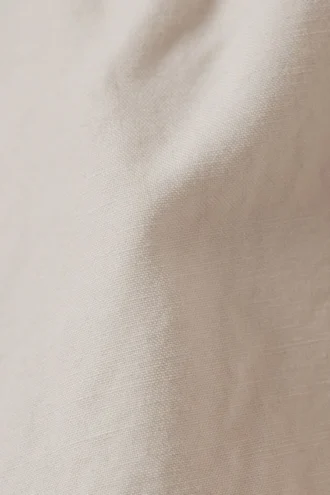 Pantalones cortos anchos lavados sin cremallera – Beige claro