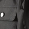Pantalones cortos cargo con cordón – Gris oscuro jaspeado