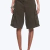 Pantalones cortos cargo holgados de talle bajo – Gris oscuro lavado Pantalones cortos cargo holgados de talle bajo – Gris oscuro lavado