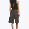 Pantalones cortos cargo holgados de talle bajo – Gris oscuro lavado Pantalones cortos cargo holgados de talle bajo – Gris oscuro lavado