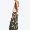 Pantalones cortos cargo largos de algodón – Camuflaje clásico Pantalones cortos cargo largos de algodón – Camuflaje clásico
