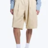 Pantalones cortos chinos de algodón – Beige claro apagado Pantalones cortos chinos de algodón – Beige claro apagado