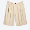Pantalones cortos chinos de algodón – Beige claro apagado Pantalones cortos chinos de algodón – Beige claro apagado