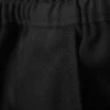 Pantalones cortos chinos de corte holgado y talle medio – Negro Pantalones cortos chinos de corte holgado y talle medio – Negro