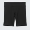 Pantalones cortos ciclistas ajustados de talle medio – Negro Pantalones cortos ciclistas ajustados de talle medio – Negro