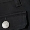 Pantalones cortos con bolsillos utilitarios – Negro