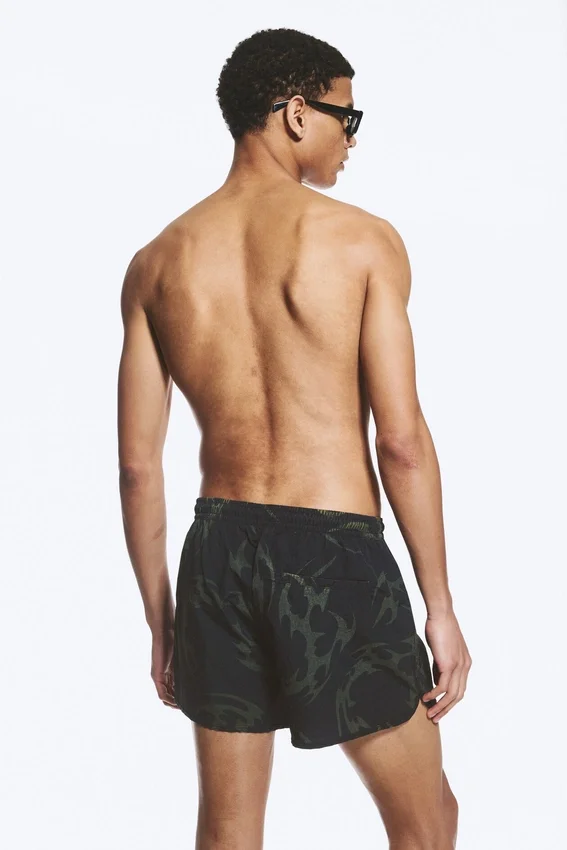 Pantalones cortos con estampados – Negro Pantalones cortos con estampados – Negro